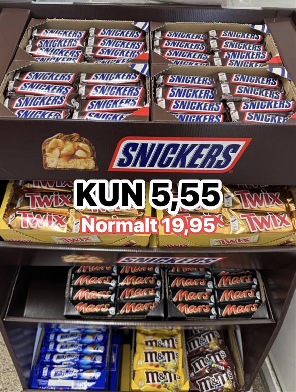 1 x chokoladebars