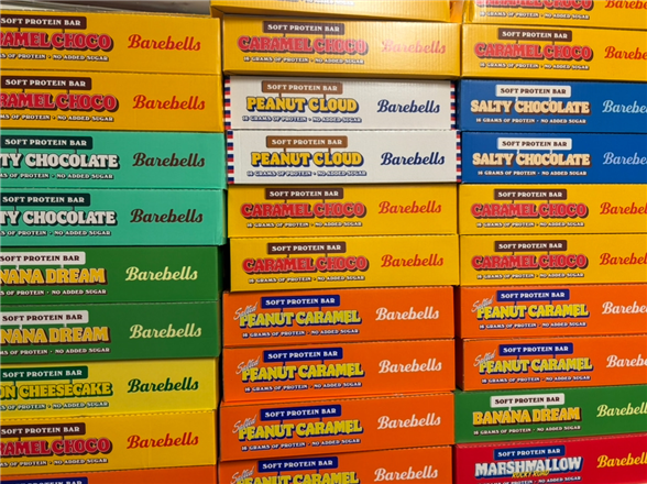 1 kasse Barebells proteinbars