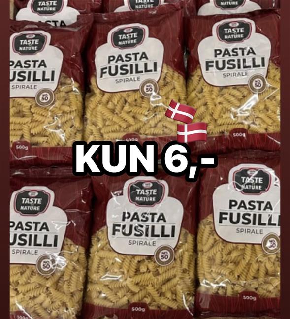 1 pakke Pastaskruer