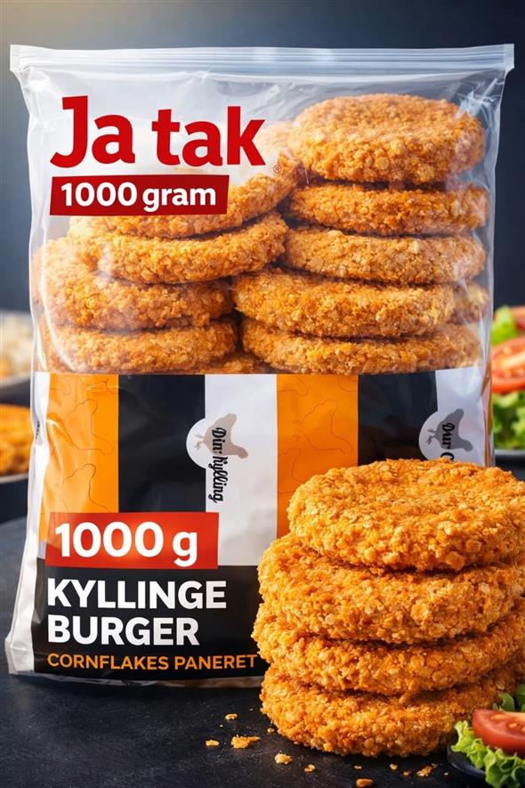 1 pose Cornflakes burger