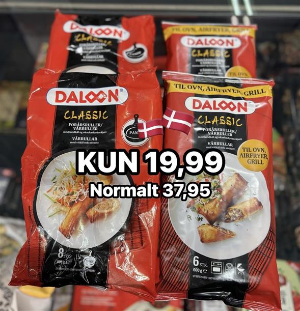 1 pakke Daloon forårsruller